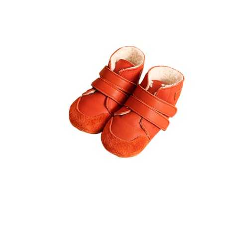 BOTA BABY DOBLE VELCRO FORRADA