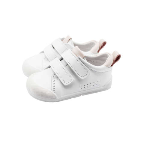 DEPORTIVA VELCROS ROMA BLANCO-ROSA