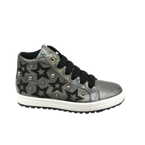 BOTA SNEAKER ESTRELLAS PLOMO