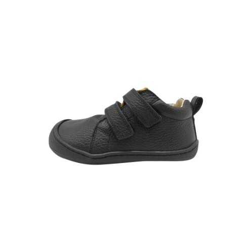 BOTA BAJA VELCROS BAREFOOT NEGRO