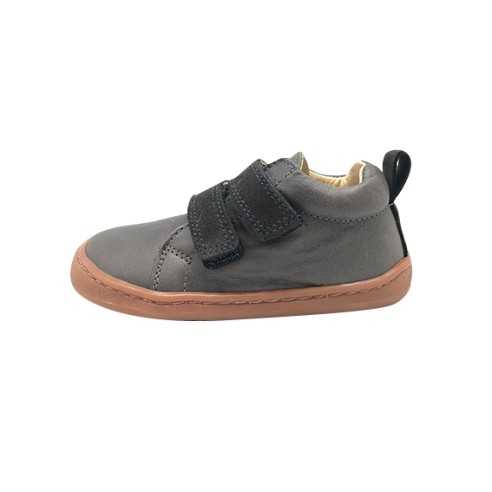 BOTA BAJA VELCROS BAREFOOT GRIS