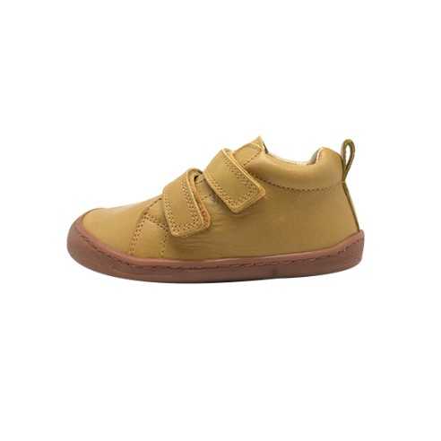 BOTA BAJA VELCROS BAREFOOT OCRE