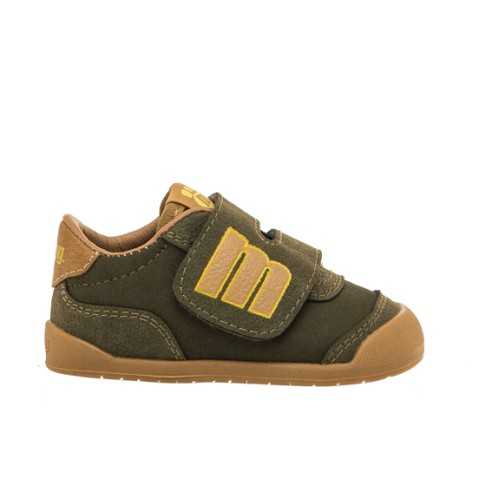 SNEAKER VELCRO FREE KAKI-OCRE