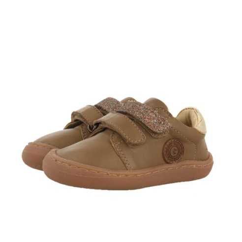 TUSTEN SNEAKER VELCRO BRILLI TAUPE