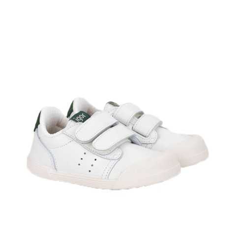 DEPORTIVA TENNIS VELCRO BLANCO-VERDE