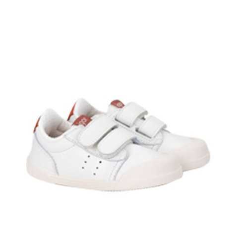 DEPORTIVA TENNIS VELCRO BLANCO-TEJA