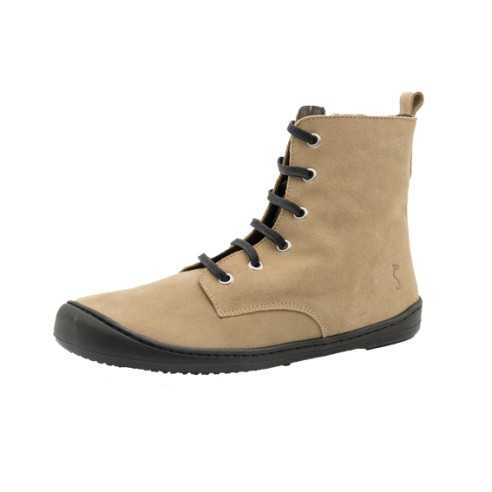 9085-R BOTA CORDONCREM. SERRAJE BEIGE-NEGRO