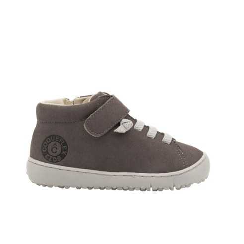 15231 BOTA SUEDE ELASTICOVELCRO GRIS ANTRACITA