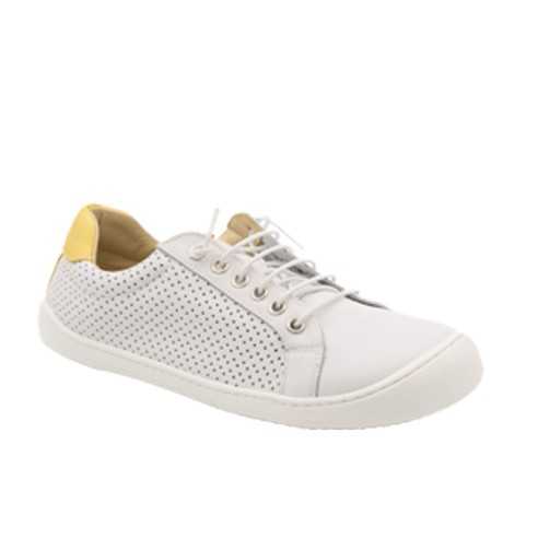 S-8412-R SNEAKER PICADOS CORDON BLANCO-AMARILLO