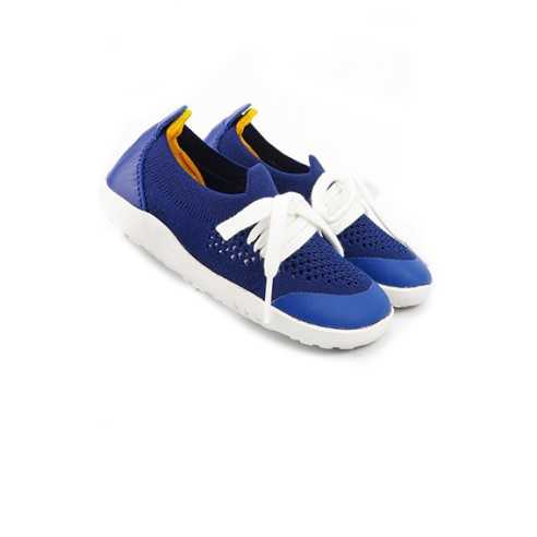 SNEAKER I WALK PLAY KNIT MARINO-BLANCO-AMARILLO