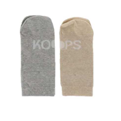 PACK 2 CALCETINES BAREFOOT BEIGE-GRIS