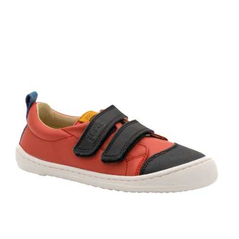 9000-R SNEAKER VELCROS ROJO-NEGRO