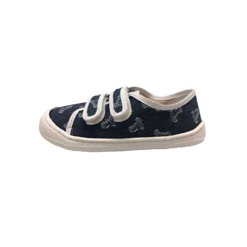 SNEAKER BAREFOOT VELCROS LONA