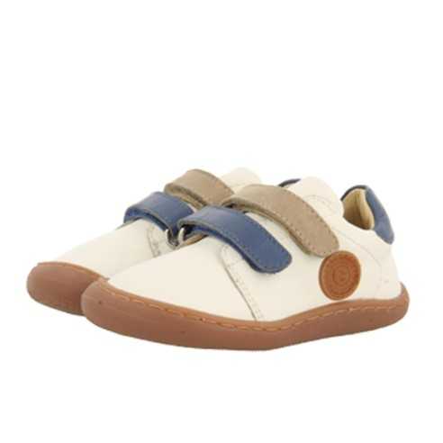 SNEAKER ALVIN 2 VELCROS BLANCO-AZUL-BEIGE